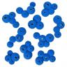 Klettergriffe-DELUXE-Bubbles - blau - ein Klettergriff - Größe M - aus diesem 10-teiligen Set besteht aus mehreren "Bubbles"