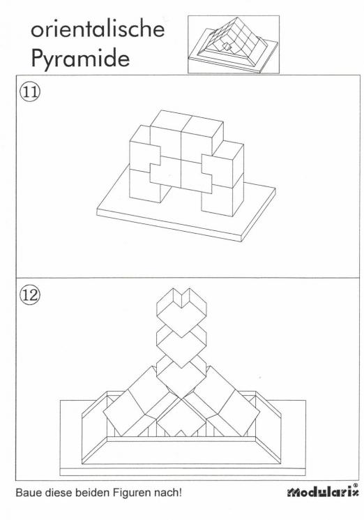 Orientalische Pyramide - Figuren 11 - 12