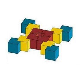 Modularix Form 3 - erbaut mit den Elementen der "orientalischen Pyramide"