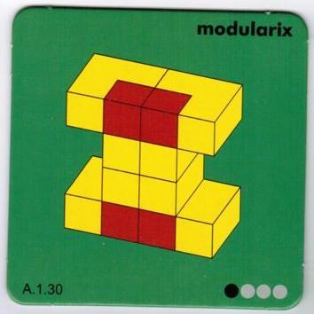 Modularix Tempel - Form 8 - Anleitungskarte für mögliche Bauformen