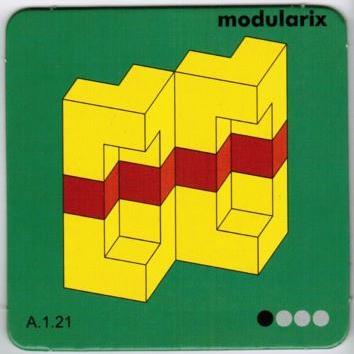 Modularix Tempel - Form 5 - Anleitungskarte für mögliche Bauformen
