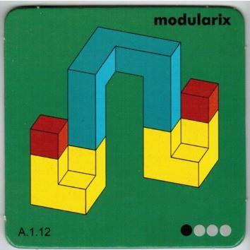 Modularix Tempel - Form 7 - Anleitungskarte für mögliche Bauformen
