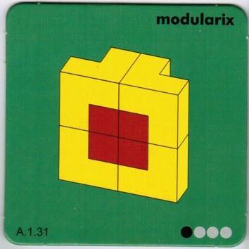 Modularix Tempel - Form 9 - Anleitungskarte für mögliche Bauformen