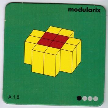 Modularix Tempel - Form 12 - Anleitungskarte für mögliche Bauformen