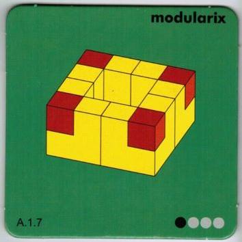 Modularix Tempel - Form 11 - Anleitungskarte für mögliche Bauformen