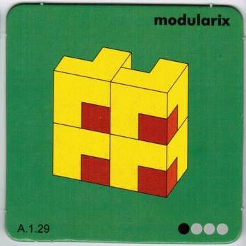 Modularix Tempel - Form 2 - Anleitungskarte für mögliche Bauformen