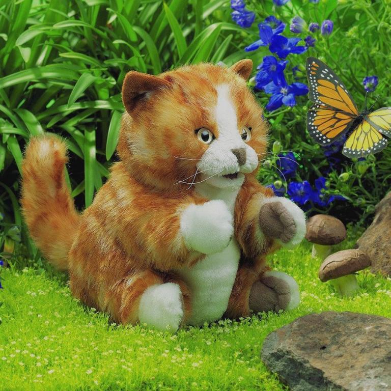 Tier-Handpuppe von Folkmanis - Katze klein