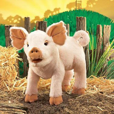 Handpuppe - original Folkmanis - Ferkelchen