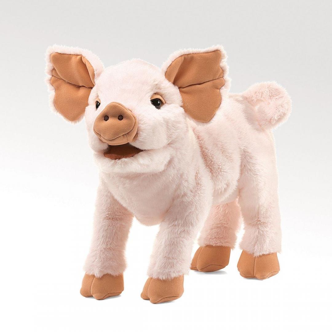 Folkmanis Handpuppe Ferkel - Die sehr realistisch aussehenden Tier-Handpuppen von Folkmanis zeichnen sich aus durch ihre hohe Qualität und besondere Liebe zum Detail. Handpuppe - original Folkmanis - Ferkel