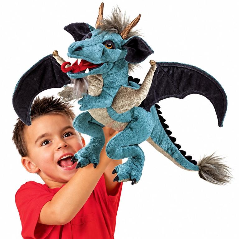 Tier-Handpuppe von Folkmanis - Himmelsdrache