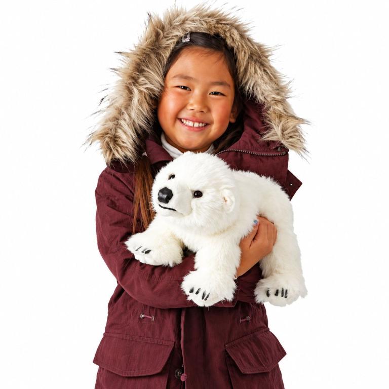 Tier-Handpuppe von Folkmanis - Eisbär
