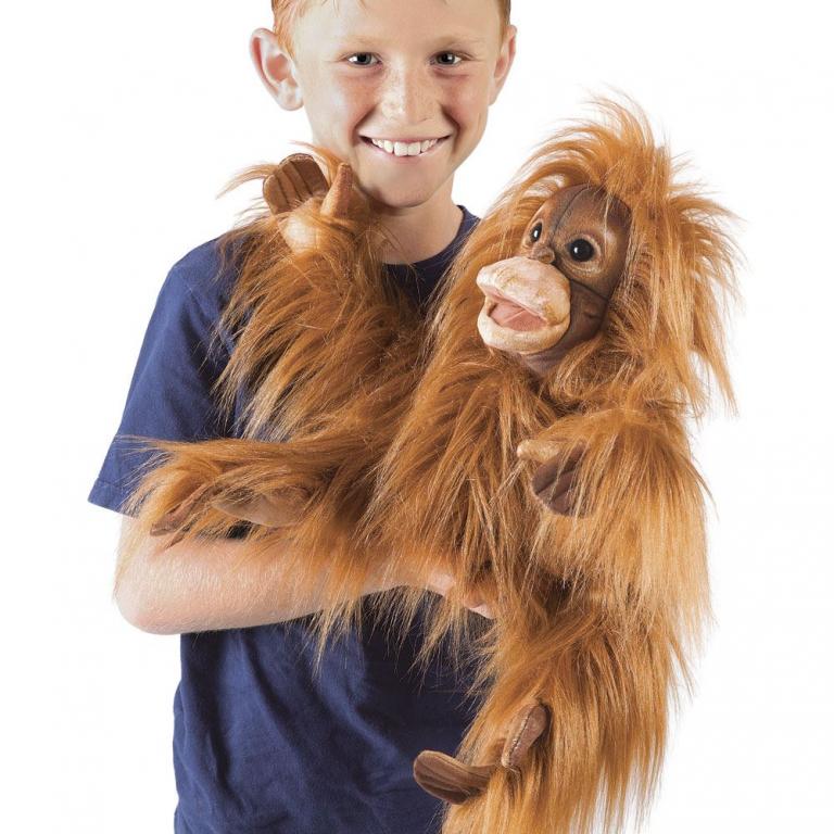 Orangutan-Baby - Folkmanis Handpuppe