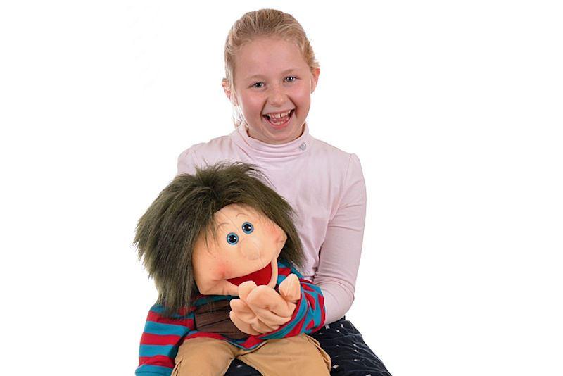 Living Puppets Handpuppen - große Jungen - die menschlichen Handpuppen mit dem "Klappmaulprinzip" werden gerne in Kitas, Schulen und therapeutischen Einrichtungen eingesetzt - aber auch privat. Living Puppets Handpuppen - große Jungen Handpuppen mit Klappmaulprinzip