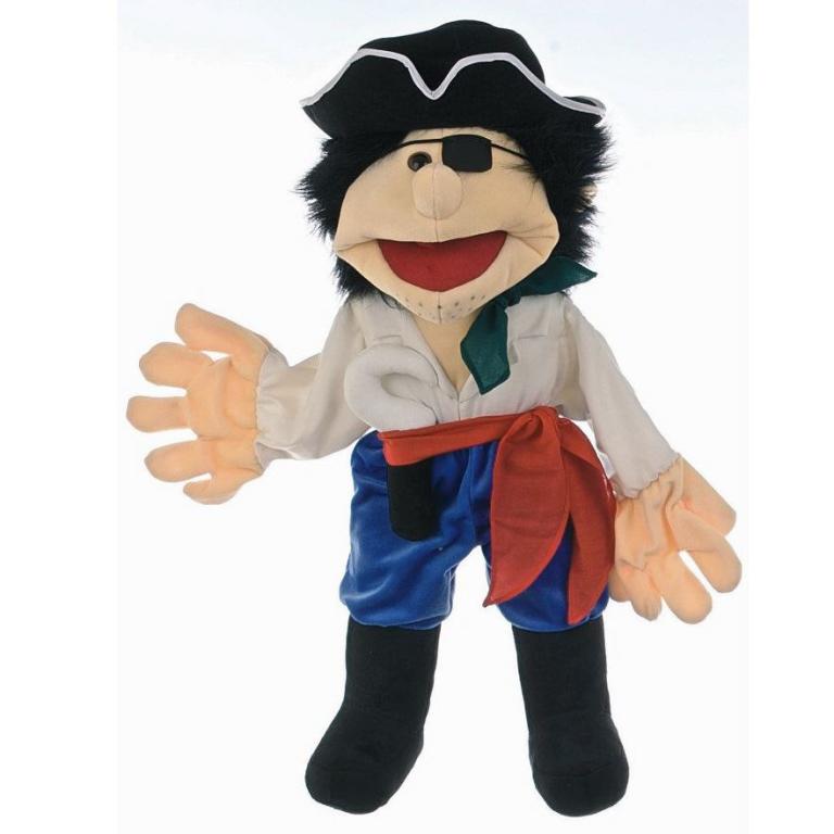 Living Puppets Handpuppe - Pirat - die menschliche Handpuppe mit Klappmaulprinzip