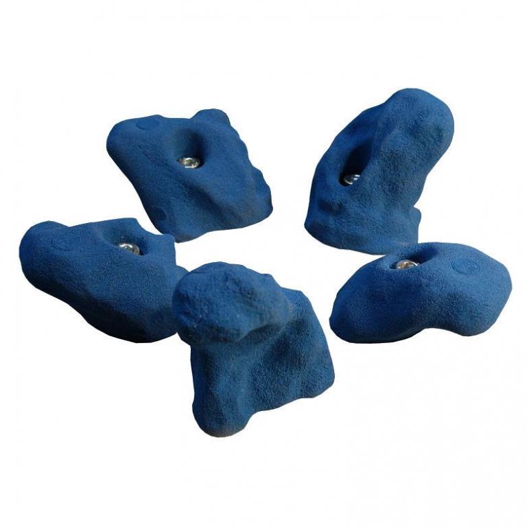 Henkel-Klettergriffe-Elli - blau - ergonomisch geformte Griffe, die man gut greifen kann