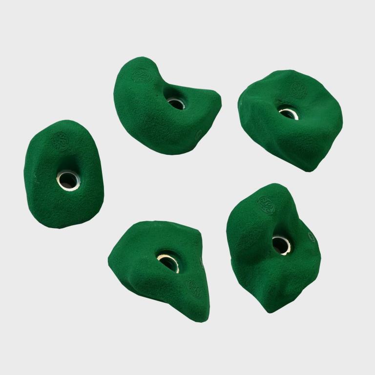 Sportklettergriffe Pen - grün - Klettergriffe-Set für anspruchsvolle Kletterer