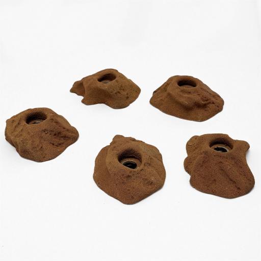 Klettergriff-Set Huni - Sand - naturgetreue Klettergriffe in Steinoptik