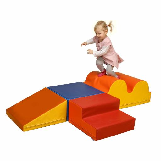 Baumodul MEDI 4-tlg. - Bausteinsatz für Kinder ab 2 Jahren