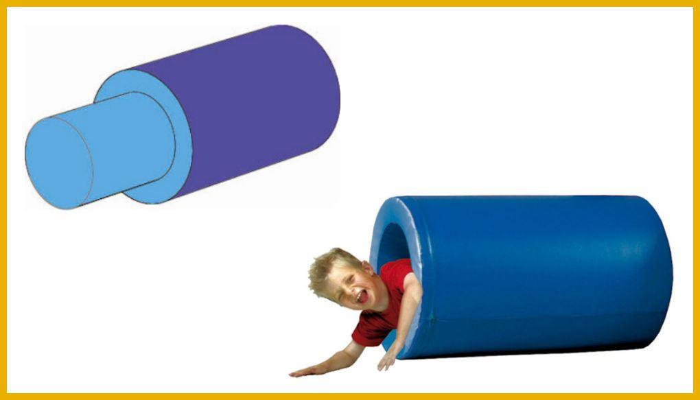 Motorikelement Spielröhre blau mit Innenzylinder - Die Motorik-Bausteine lassen sich wunderbar kombinieren mit Bewegungsbausteinen aus den Bausteinsätzen von Bänfer. Motorikelement Spielröhre blau mit Innenzylinder - Bausteinsatz original Bänfer