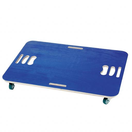 Rollbrett Maxi blau - aus sehr stabilem, lasiertem Birken-Schichtholz