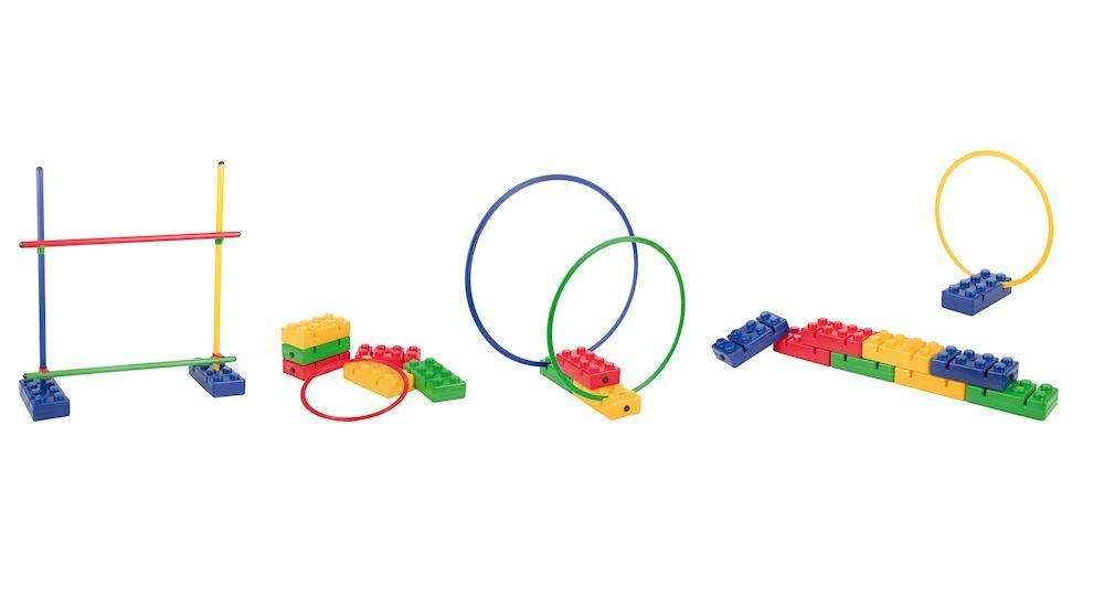 Multi Motorik Set - Aufbau - Dieses Set lässt sich beliebig variieren und bietet immer wieder neue, aufregende Situationen und Aktionen zur Förderung der Motorik Multi Motorik Set - Aufbau - für die elementare und aufbauende motorische Förderung