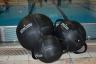 Aqua Line - Aquaball - original Airtrack Factory - wird mit Luft und Wasser gefüllt