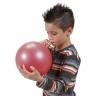Overball rot zum aufpusten - weicher, griffiger Spielball