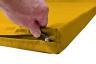 Fallschutzmatte-Reissverschluss-gelb - für große Sicherheit beim Turnen und Toben - nach DIN EN 1177:2008-08