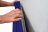 Prallschutzmatten-Wandbefestigung-dunkelblau - Prallschutzmatten für Wände sowohl für den Innen- als auch für den Außenbereich