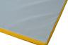 Prallschutzmatte-Sprossenwand-Unterseite-gelb - robuster Turnmattenstoff - Antirutschmaterial - Phtalatfrei