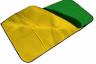 Krabbelmatte Wendematte gelb/grün - durch den weichen Schaumstoffkern bietet die Matte einen hohen Liegekomfort