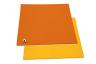 Spielmatte-GELB-ORANGE - Wendeturnmatte - beidseitig nutzbar zum Spielen und Krabbeln