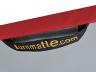 Turnmatte Classic - Tragegriff - rot - Standard-Turnmatte mit farbigem Bezug