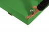 Weichbodenmatte-Color-Eigenschaft-GRUEN - klassische Weichbodenmatte mit einem farbigen Bezug