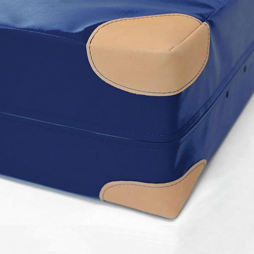 Weichbodenmatte Lederecken - 8 Lederecken zum zusätzlichen Schutz.