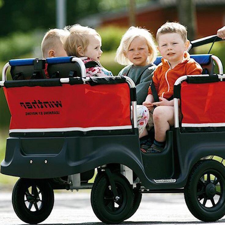 Winther Turtle Kinderbus - 4 Kids - Platz für 4 Kinder im Alter bis zu 3 Jahren