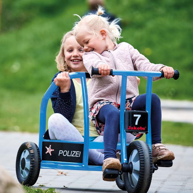 Polizei-Dreirad-Jakobs - Fahrzeug für Kitas und andere Institutionen