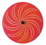 Wandkreisel Spirale - rot - runde Schwungscheibe aus farbig beschichtetem MDF-Holz